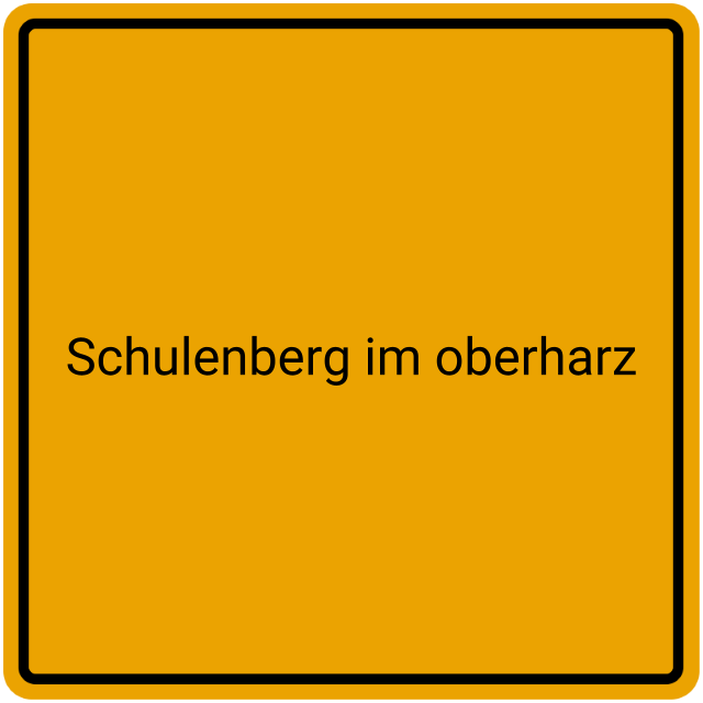 Meldebestätigung Schulenberg im Oberharz